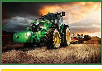 John Deere tractor.